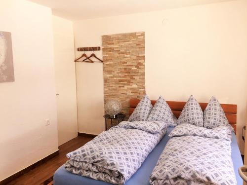Ένα ή περισσότερα κρεβάτια σε δωμάτιο στο Apartments Steinbock