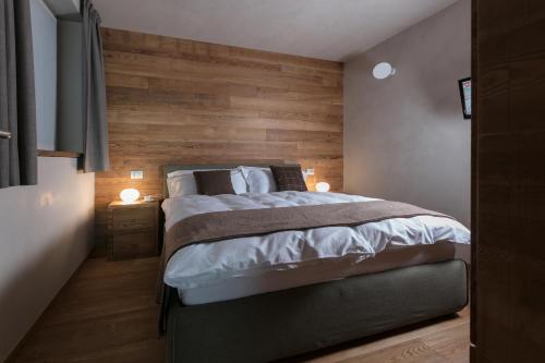 Ένα ή περισσότερα κρεβάτια σε δωμάτιο στο Chalet Heidi