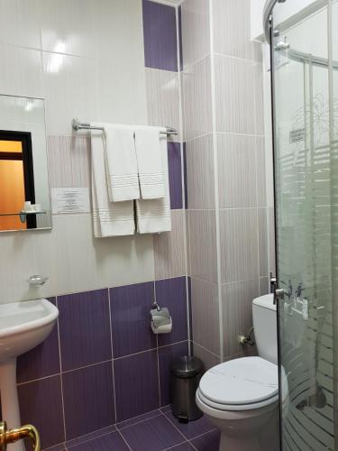 Bilik mandi di Indiana Hotel