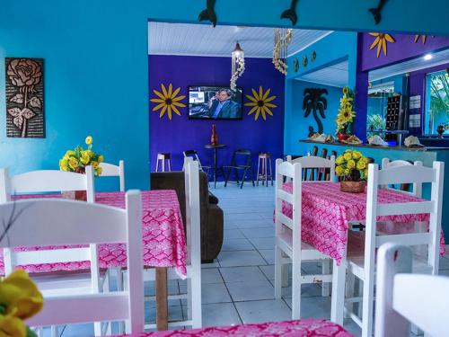 Restoran atau tempat lain untuk makan di Pousada Girassol