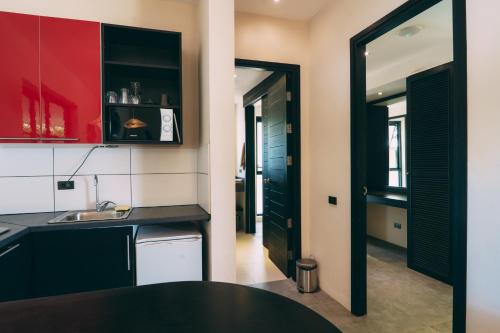 Dapur atau dapur kecil di Le Motu