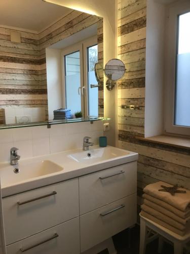 Koupelna v ubytování SEASIDE APARTMENTS - LIGHTHOUSE