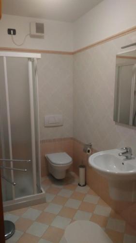 Koupelna v ubytování Casa Torboli