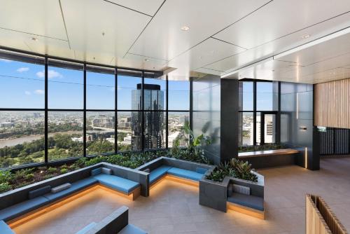 Istumisnurk majutusasutuses Brisbane Skytower by CLLIX