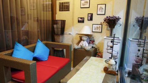 Un lugar para sentarse en 小島旅店Island Inn