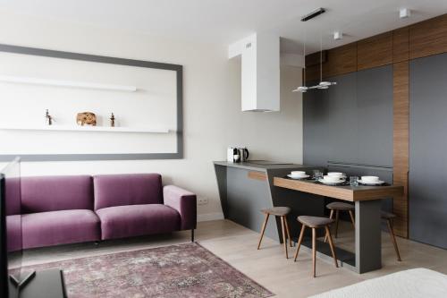 Posedenie v ubytovaní LuxLux Apartments Metro Slodowiec