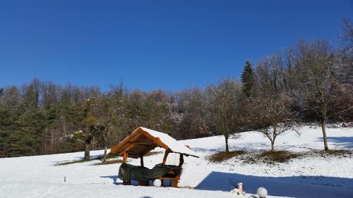Το Ferienhaus Dreiländereck τον χειμώνα