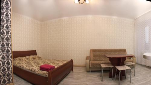 Cama o camas de una habitación en Baikal Apartments Central