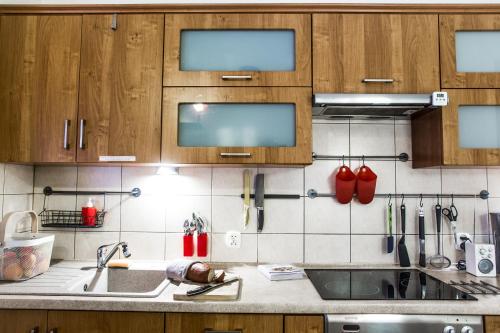 Køkken eller tekøkken på KK 314 Old Town Free Parking