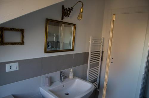 Koupelna v ubytování Il nido del Picchio