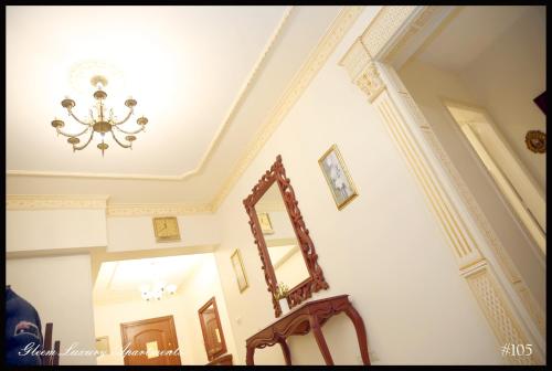 Χώρος καθιστικού στο Gleem Luxury Apartments Elite