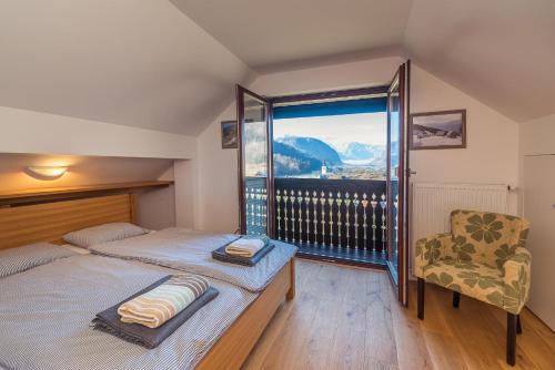 Llit o llits en una habitació de Villa Bohinca