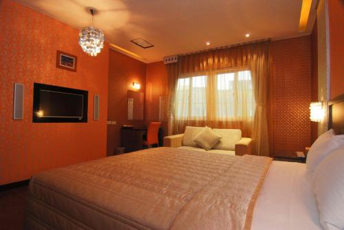 Katil atau katil-katil dalam bilik di Beckham Motel