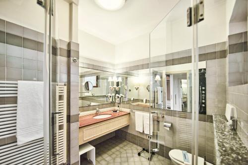 Koupelna v ubytování Serravalle Golf Hotel