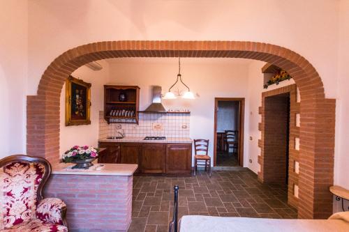 Kuhinja oz. manjša kuhinja v nastanitvi Agriturismo Villa Isa