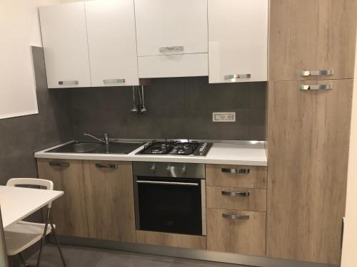 Kuchyň nebo kuchyňský kout v ubytování Calamo-Residence- B&B