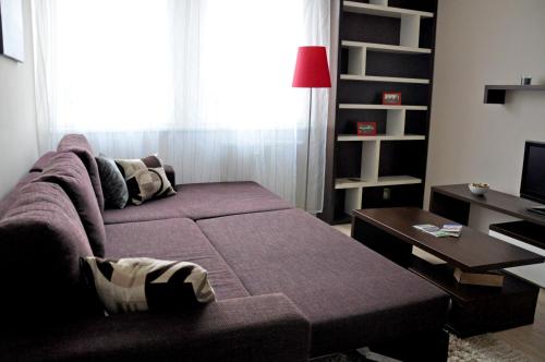 Postel nebo postele na pokoji v ubytování Family apartment Prague