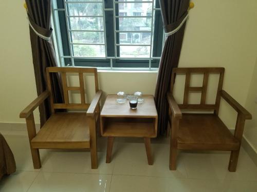 Khu vực ghế ngồi tại Trường An Hostel