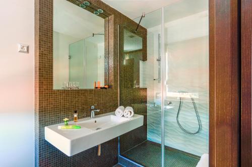 Kúpeľňa v ubytovaní The View Luxury Rooms