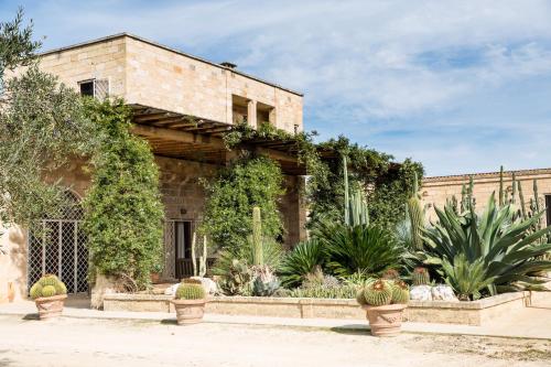 Taman di luar Masseria Saietti