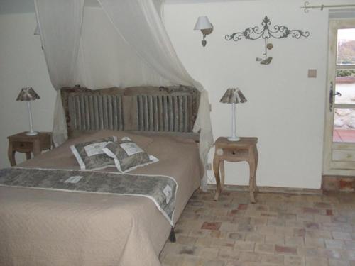 
Un ou plusieurs lits dans un hébergement de l'établissement Mas Bella Cortis
