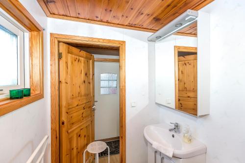 Koupelna v ubytování Olofsbo Camping