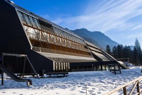Špik Alpine Resort in de winter