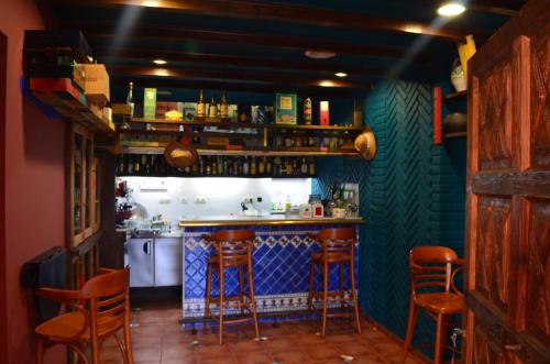 Salon ili bar u objektu Complejo turístico Quinta La Espadaña