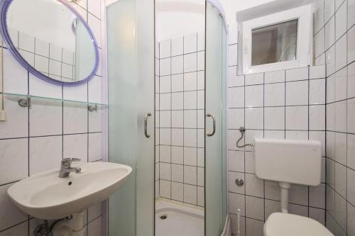 Koupelna v ubytování Guesthouse Dupin