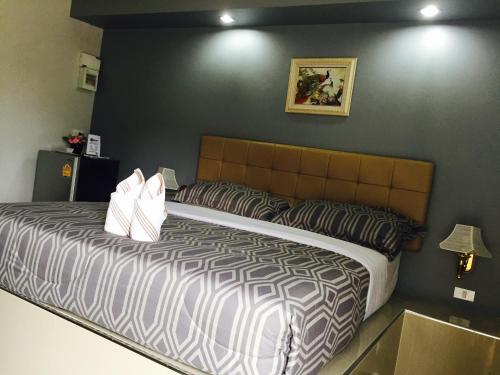 Postel nebo postele na pokoji v ubytování Relax Resort