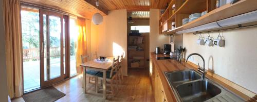 Η κουζίνα ή μικρή κουζίνα στο Loft in Saillagouse