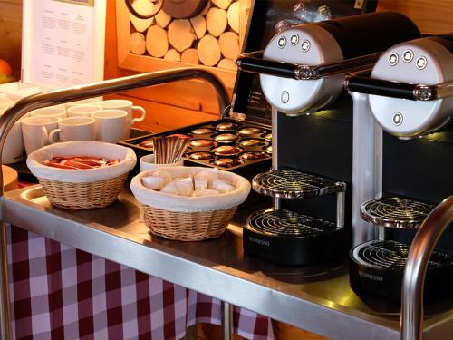 Plateau bouilloire dans l'établissement Esprit Montagne