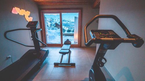Fitness centrum a/nebo fitness zařízení v ubytování Hotel & Spa Merilys