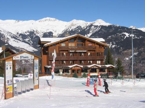 Hotel les Flocons през зимата