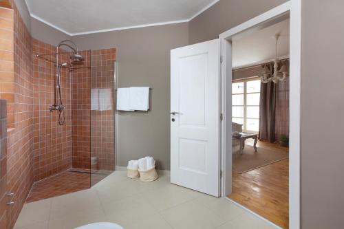 Koupelna v ubytování Villa Sara