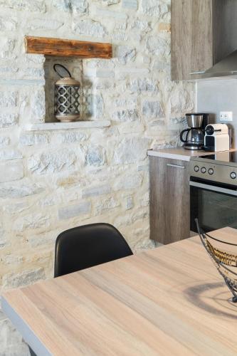 Η κουζίνα ή μικρή κουζίνα στο Paros Villas Nereids