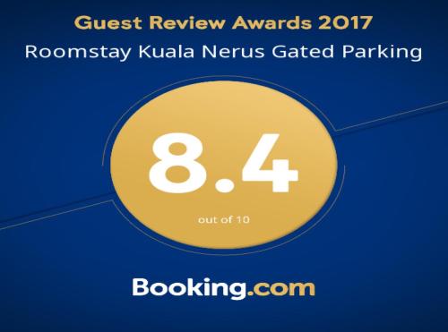Sijil, anugerah, tanda atau dokumen lain yang dipamerkan di Roomstay Kuala Nerus Gated Parking - 6m to Beach & 15m to Drawbridge