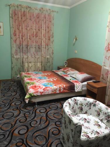 Una cama o camas en una habitación de Лермонтова 68,б