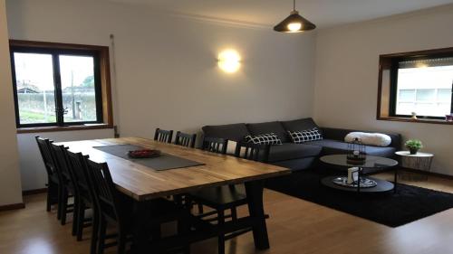 Χώρος καθιστικού στο Cocooning Appartement