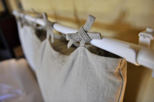 a row of panties hanging on a clothes line at Un Petit Paradis in Castiglione della Valle