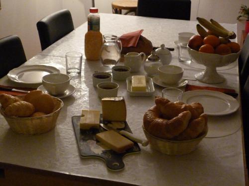 Frühstücksoptionen für Gäste der Unterkunft BnB Goldberg