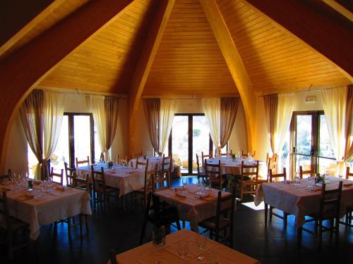 Restoran atau tempat makan lain di Il Rifugio dell'Aquila