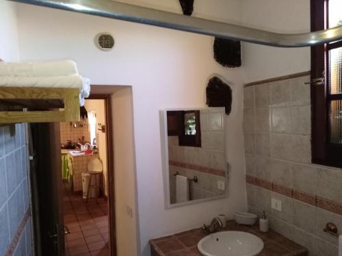 Koupelna v ubytování Casa los Abuelos