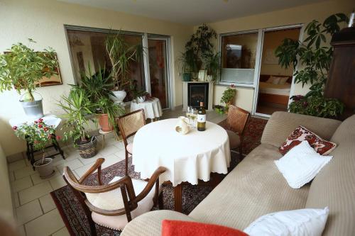 Posezení v ubytování Hotel Waldblick