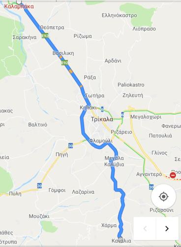 a map of the planned silk road route at Εn Kanalion in Kanália