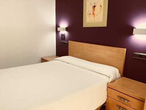 Postel nebo postele na pokoji v ubytování Hostal Meseguer