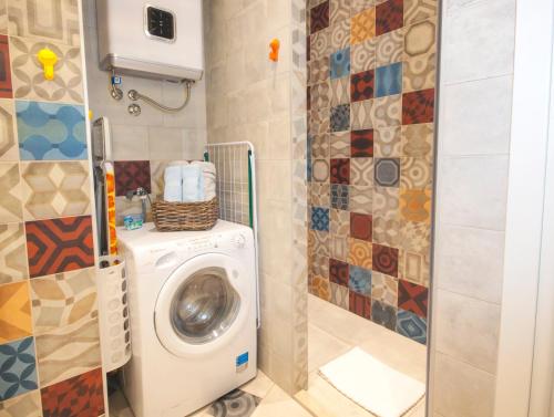 Ένα μπάνιο στο Petra design apartment