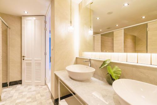 ห้องน้ำของ Koon Hotel Sukhumvit