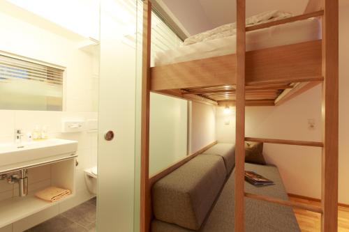 Koupelna v ubytování Familienhotel Adler
