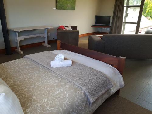 Ένα ή περισσότερα κρεβάτια σε δωμάτιο στο Stay@67 Apartments - Dullstroom